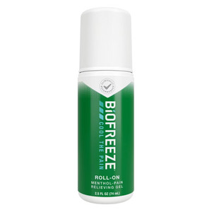 Biofreeze Classic Cold Therapy Pain Relief Roll-On Targeted Muscle and Joint Relief 2.5Oz (74ml)