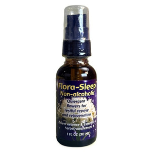 Flower Essence Services Flora Sleep Flourish Formula Non Alcoholic Herbal Supplement Supports Relief from Stress 1Oz (30ml)