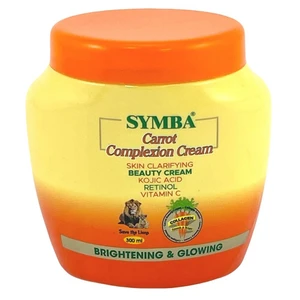 Symba Carrot Complexion Cream with Vitamin C and Collagen for Brightening and Glowing 300ml