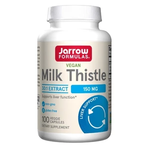 Jarrow Formulas Milk Thistle 150mg Extract Veg Caplsules Support Liver Function 100Ea