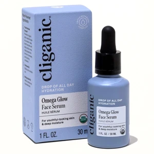 Cliganic Omega Glow Face Serum for Youthful Looking Skin and Deep Moisture 1Oz (30ml)