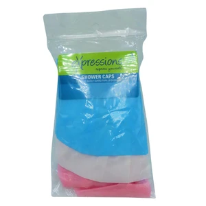 Expressions Shower Caps 3Ea