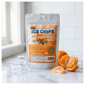 Ice Chips Candy Tangerine Sweetened with Xlitol 2Oz (5.67g)