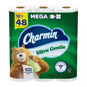 Charmin Ultra Gentle Toilet Paper Mega Rolls 12Ea