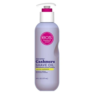 EOS Shea Butter Cashmere Shave Oil Vanilla Cashmere Protects Softens and Prevent Irritations 6Oz (177ml)
