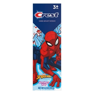 Crest Kids 3 Years Plus Spider-Man Strawberry Rush Fluoride Anticavity Toothpaste 4.2Oz (119g)