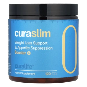 Curalife Curaslim Weight Loss Support Appetite Suppressant Booster Herbal Capsules Support Mood and Energy Lift 120Ea