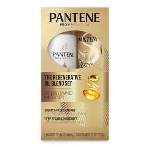 Pantene Pro V Miracles Regenerative Oil Blend Hair Shampoo and Deep Conditioner 21.5Oz (637ml)