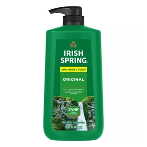 Irish Spring Original Clean Body Wash for Men 30Oz (887ml)