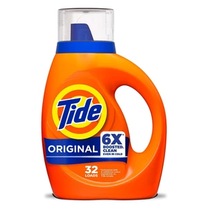 Tide Original Laundry Detergent Liquid 32 Loads 42Oz (1.24l) 6Ea