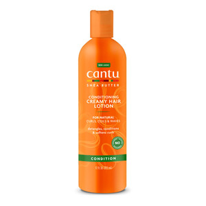 Cantu Shea Butter Conditioning Creamy Hair Lotion for Moisturizing and Softening Natural Hair 12Oz (355ml)