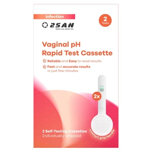 2San Vaginal pH Rapid Cassette BV Screening Test Kit for Fast and Accurate Result Strips 4Ea