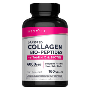 NeoCell- Grassfed Collagen Peptides Caplets for Hair Skin and Nails Support 180Ea