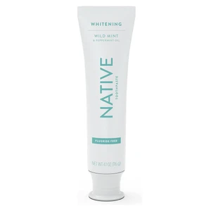 Native Whitening Wild Mint and Peppermint Oil Fluoride Free Toothpaste 4.1Oz (116g)
