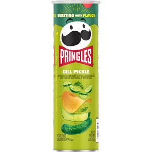 Pringles On-The-Go Snacks Dill Pickle 5.5Oz (158g)