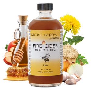Mickelberry Gardens Fire Cider Honey Tonic Herbal Supplement Support Digestive Health 8Oz (236ml)