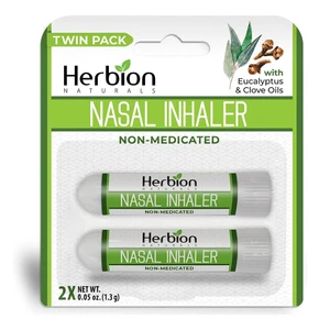 Herbion Naturals Eucalyptus and Clove Oils Nasal Inhailer 0.5Oz (1.3g)