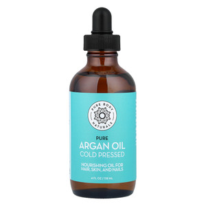 Pure Body Naturals Pure Argan Oil Nourishing Oil for Hair Skin and Nails 4Oz (118ml)