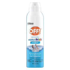 OFF! Insect Repellent Aerosol for Adults and Kids Fragrance-Free Bug Spray 5Oz (142g)