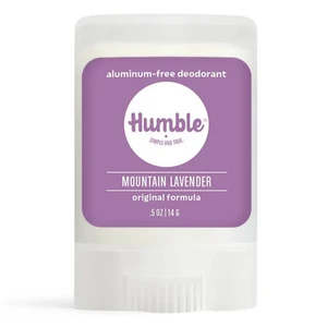 Humble Brands Original Formula Mountain Lavender Solid Stick Deodorant Travel Size Odor Control All Day Protection 0.5Oz (14g)
