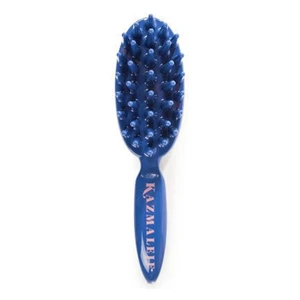 Kazmaleje Kurls Plus Wet and Dry Detangler Paddle Hair Comb Blue 1Ea