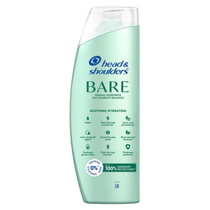 Head and Shoulders Bare Soothing Hydration Anti Dandruff Hair Shampoo 13.5Oz (400ml)