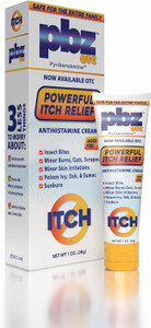 Pbz Itch Relief Cream for Pain and Itching Relief 1Oz (28g)