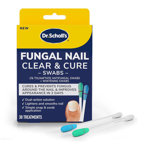 Dr Scholls Fungal Nail Clear and Cure Swabs Keeping Nails Healthy and Protected 30Ea