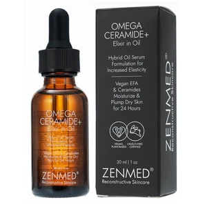 Zenmed Omegaceramide Plus Elixer Hybrid Oil Serum Moisture and Plump Dry Skin 1Oz (30ml)