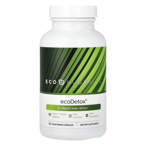 EcoNugenics EcoDetox in Dept Liver Detox Veg Capsules Support Liver Health 90Ea