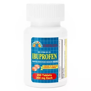 Geri Care Ibuprofen 200 mg Pain and Fever Relief Tablets 200Ea