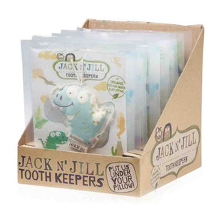 Jack N Jill Toothkeepers Place Rrecious Tooth in Tooth Keeper Pouch 8Ea