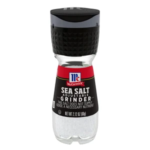 McCormick Sea Salt Adjustable Grinder Natural Seasoning 2.12Oz (60g)
