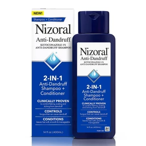 Nizoral 2-in-1 Ketoconazole 1 Percent Anti-Dandruff Shampoo with Conditioner 14Oz (400ml)
