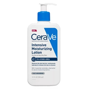 CeraVe Intensive Moisturizing Lotion 5 Percent Hydro Urea for Dry to Very Dry Skin 12Oz (355ml)
