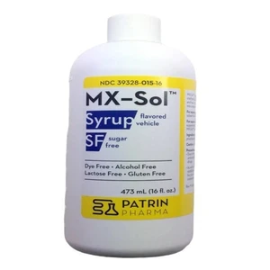 Patrin Pharma Mx Sol Syrup for Pharmaceutical Compounding 16Oz (473ml)