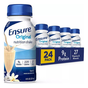 Ensure Original Nutrition Shake Vanilla Complete Balanced Nutrition 8Oz (237ml), Pack of 24