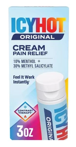 Icy Hot Original Menthol Plus Methyl Salicylate Pain Relief Cream 3Oz (85g)