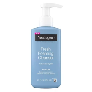 Neutrogena Fresh Foaming Facial Cleanser All In One Makeup Remover 8.5Oz (251ml)