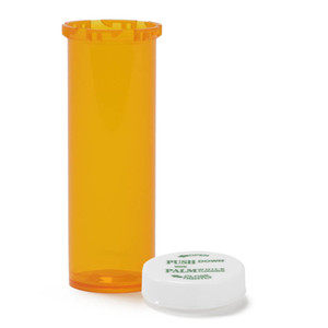 Berry Plastic Medicine Pill Bottles with Child Resistant Caps Vial 20 Dram 180Ea