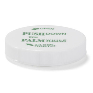 Berry Prescription Cap 8 Dram Polypropylene Child Resistant Closure PPCRC8 300Ea