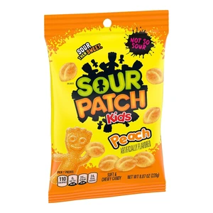 Sour Patch Kids Peach Flavored Soft Chewy Gummy Candy Sweet and Sour Treat 8.07Oz (228g)