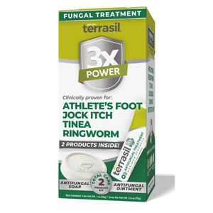 Terrasil 3X Power Fungal Treatment Kit for Fungal Infection Relief 1Ea