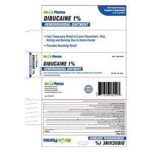 Akron Pharma Dibucaine 1 Percent Hemorrhoidal and Topical Analgesic Ointment Relief Itching and Burning 2Oz (56g)