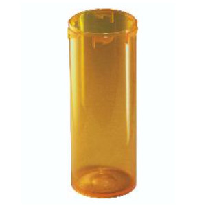 Centor Vial Amber SL 60 Dram Precise Pak Screw Loc Plastic for Medication Packaging 60Ea