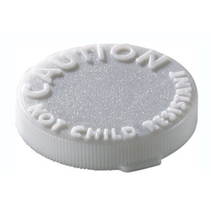 Centor Caution Non Child Resistant Snap Caps for 13 16 Dram Vials for Vial Closure 100Ea