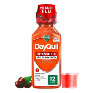 Vicks DayQuil Intense Flu Multi Symptom Relief Liquid 12Oz (354ml)