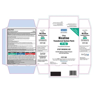 Ingenus Pharma Nicotine Transdermal System Patch 21mg Stop Smoking Aid 7Ea