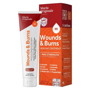 Marie Originals Bioactives  Maximum Strength Wounds and Burns Healing Ointment Restore Healthy Skin 1Oz (28g)