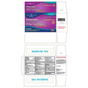 Geri Care Omeprazole 20mg Acid Reducer Delayed Release Tablet Relief Heartburn 42Ea